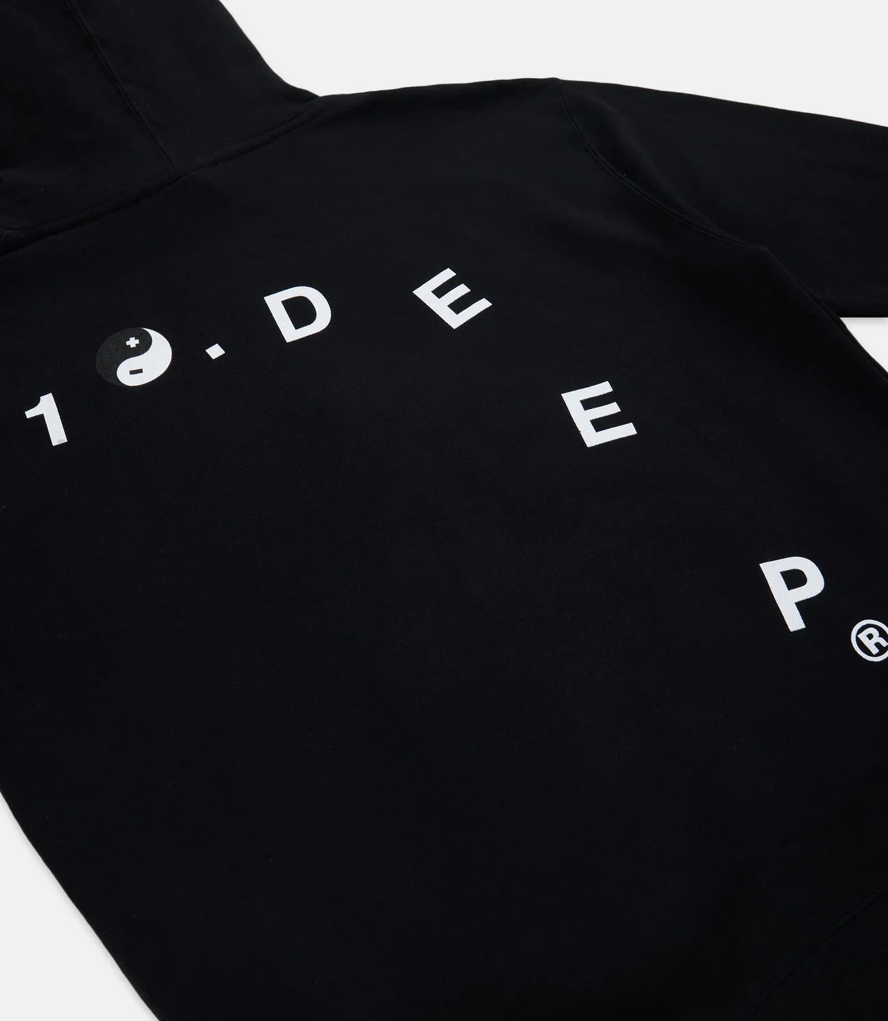 10 Deep Rise N Fall Basic Hoodie Black