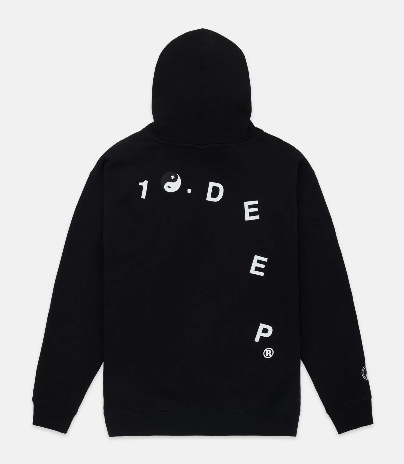 10 Deep Rise N Fall Basic Hoodie Black