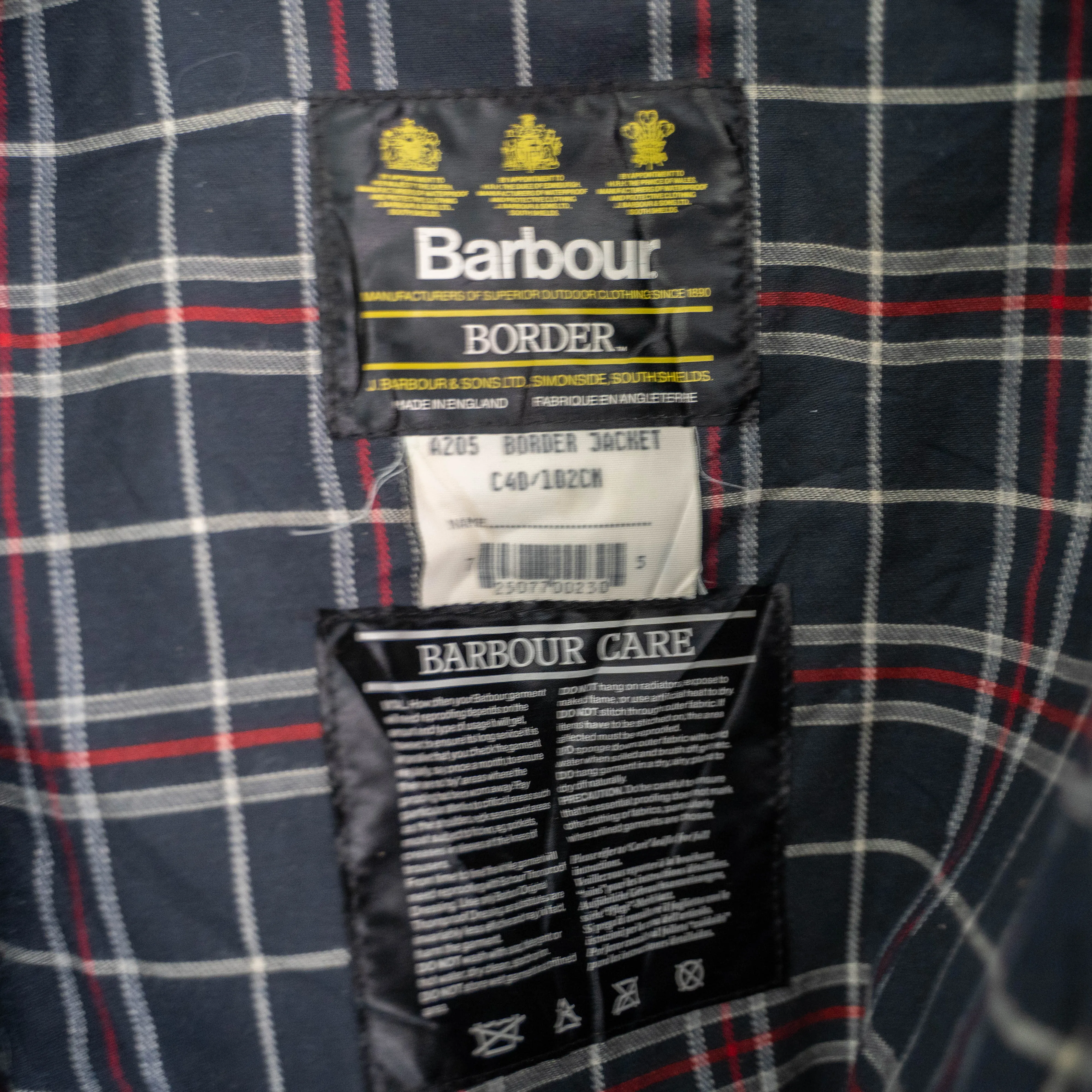 1980-90s 'Barbour' border jacket