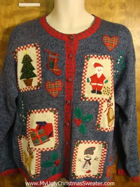 80s Christmas Characters Ugly Christmas Sweater