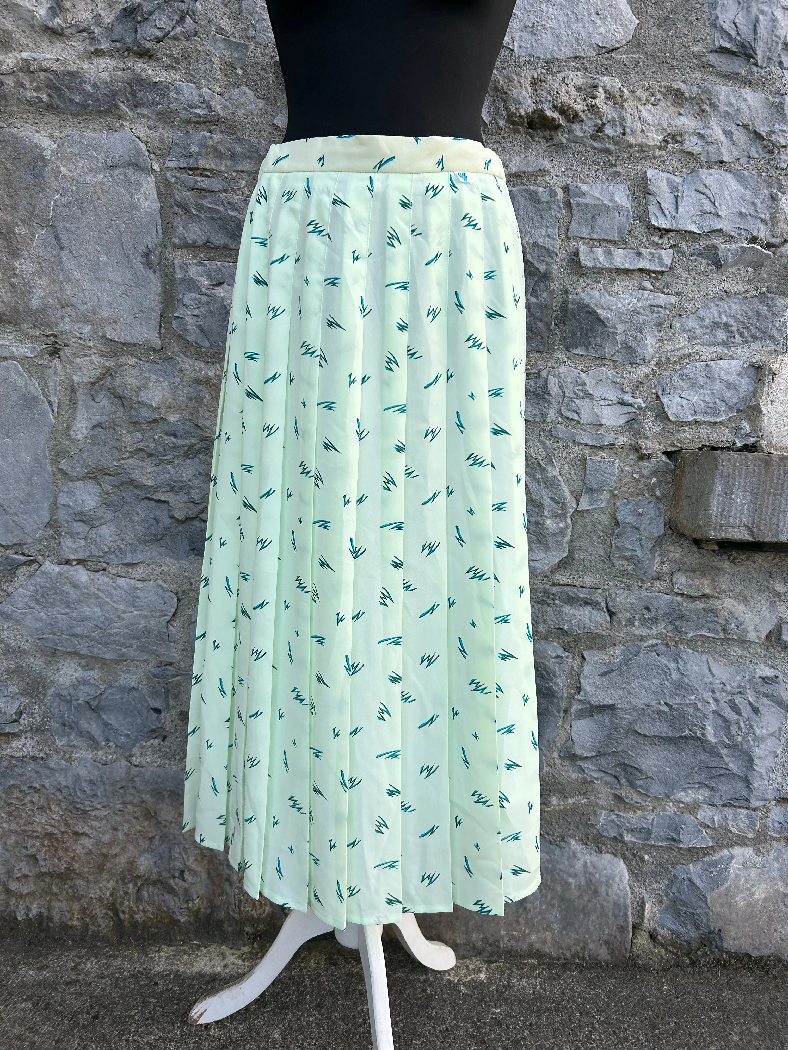 80s pistachio skirt uk 10