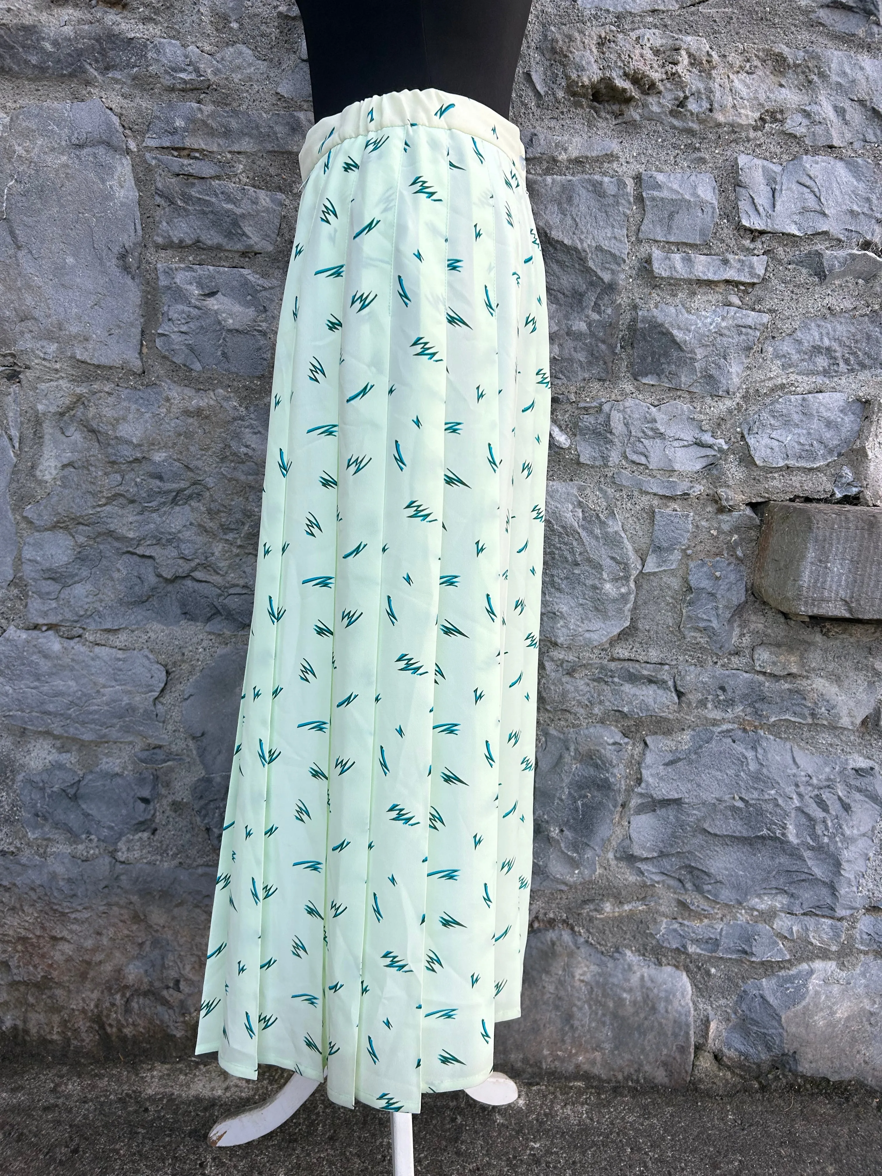 80s pistachio skirt uk 10