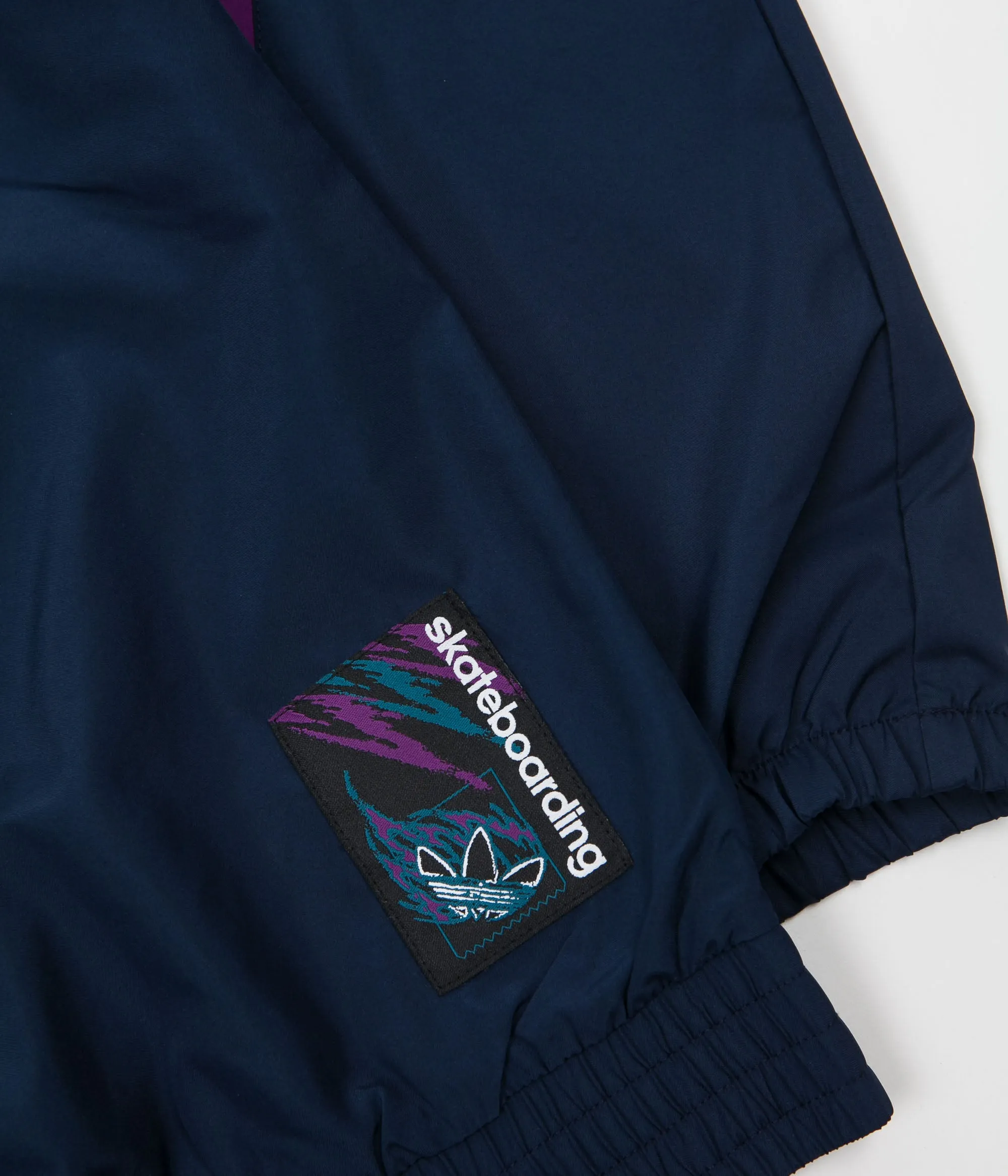 Adidas Court Jacket - White / Collegiate Navy / Tribe Purple / Real Teal