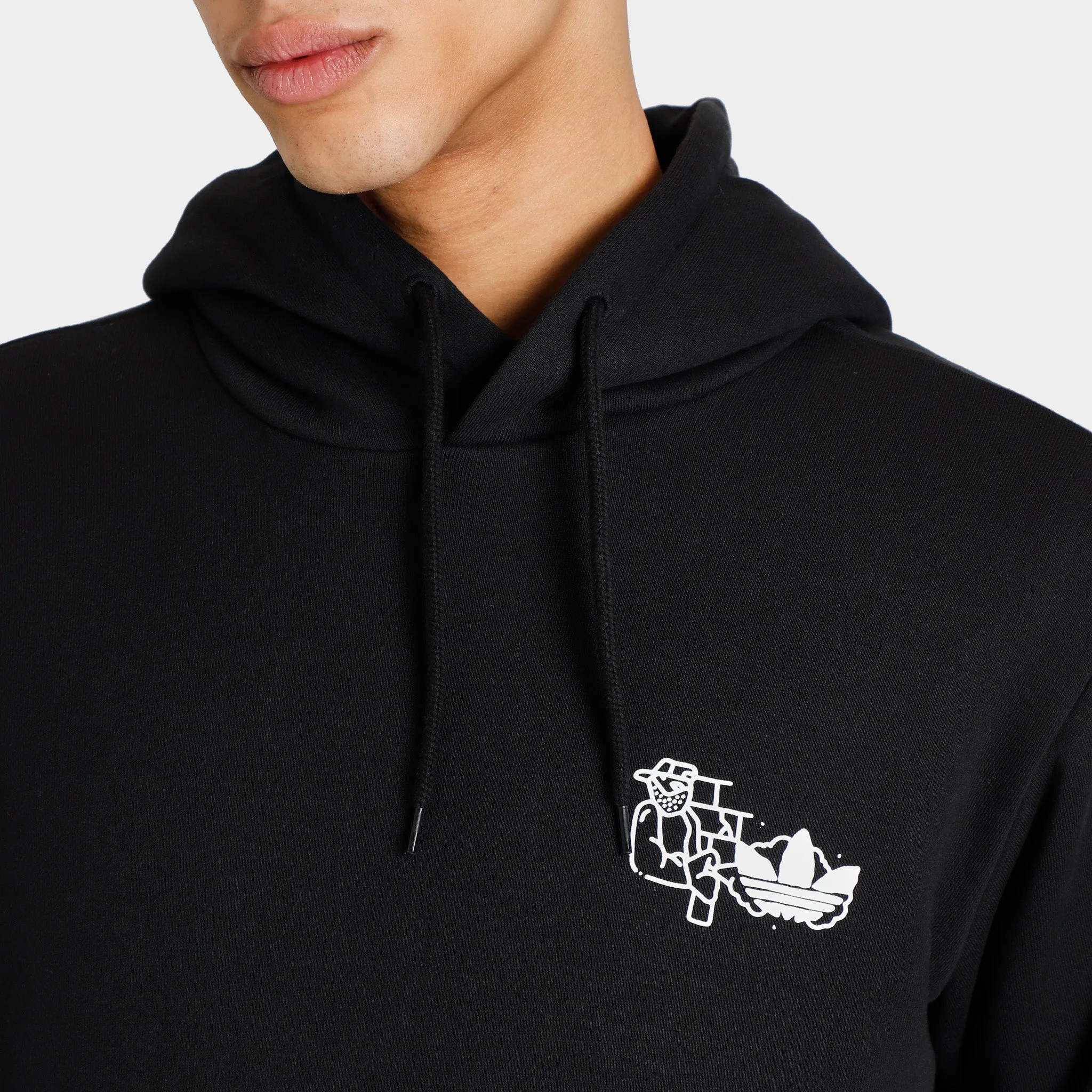 adidas Fuzi TS Pullover Hoodie / Black