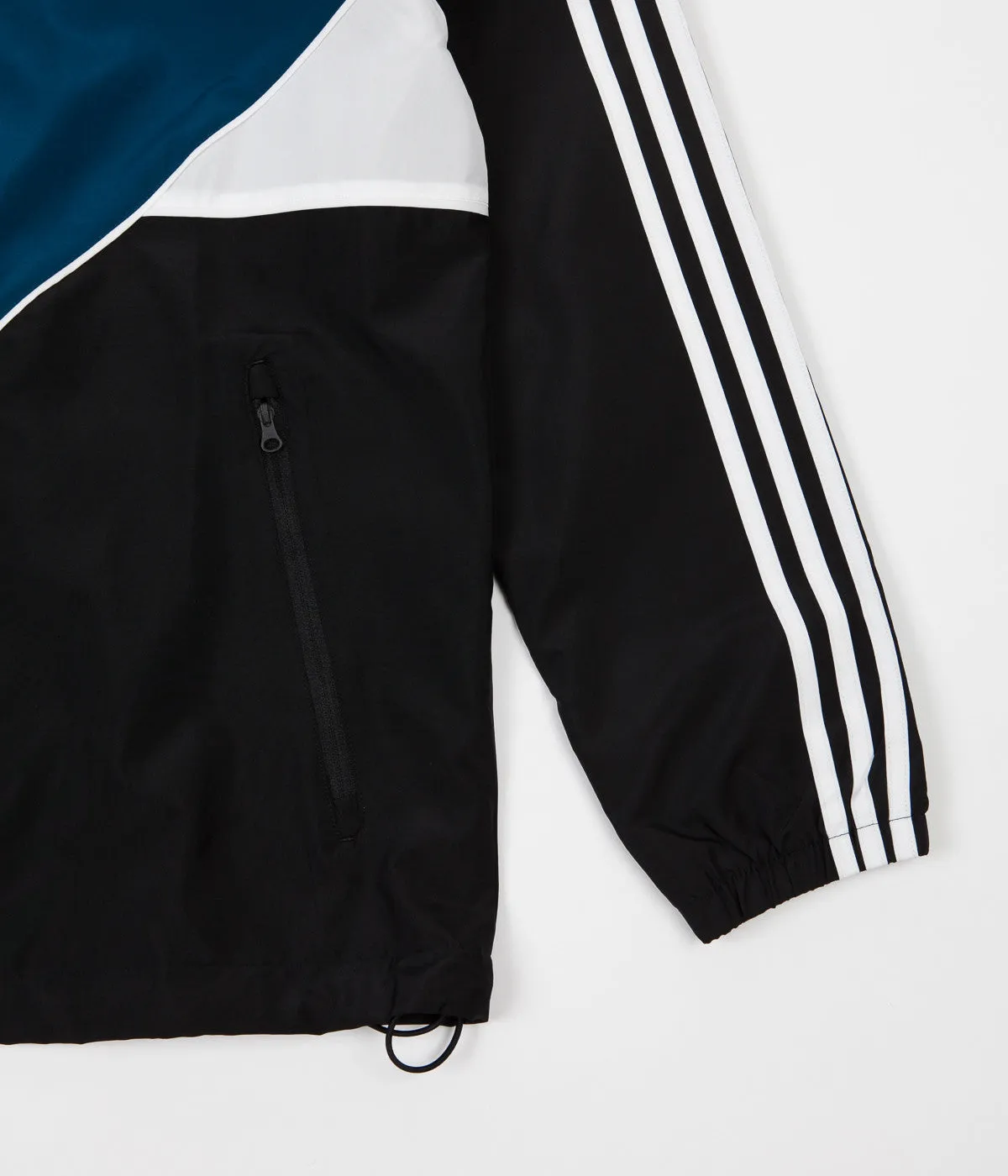 Adidas Premiere Windbreaker Jacket - Black / Blue Night / White