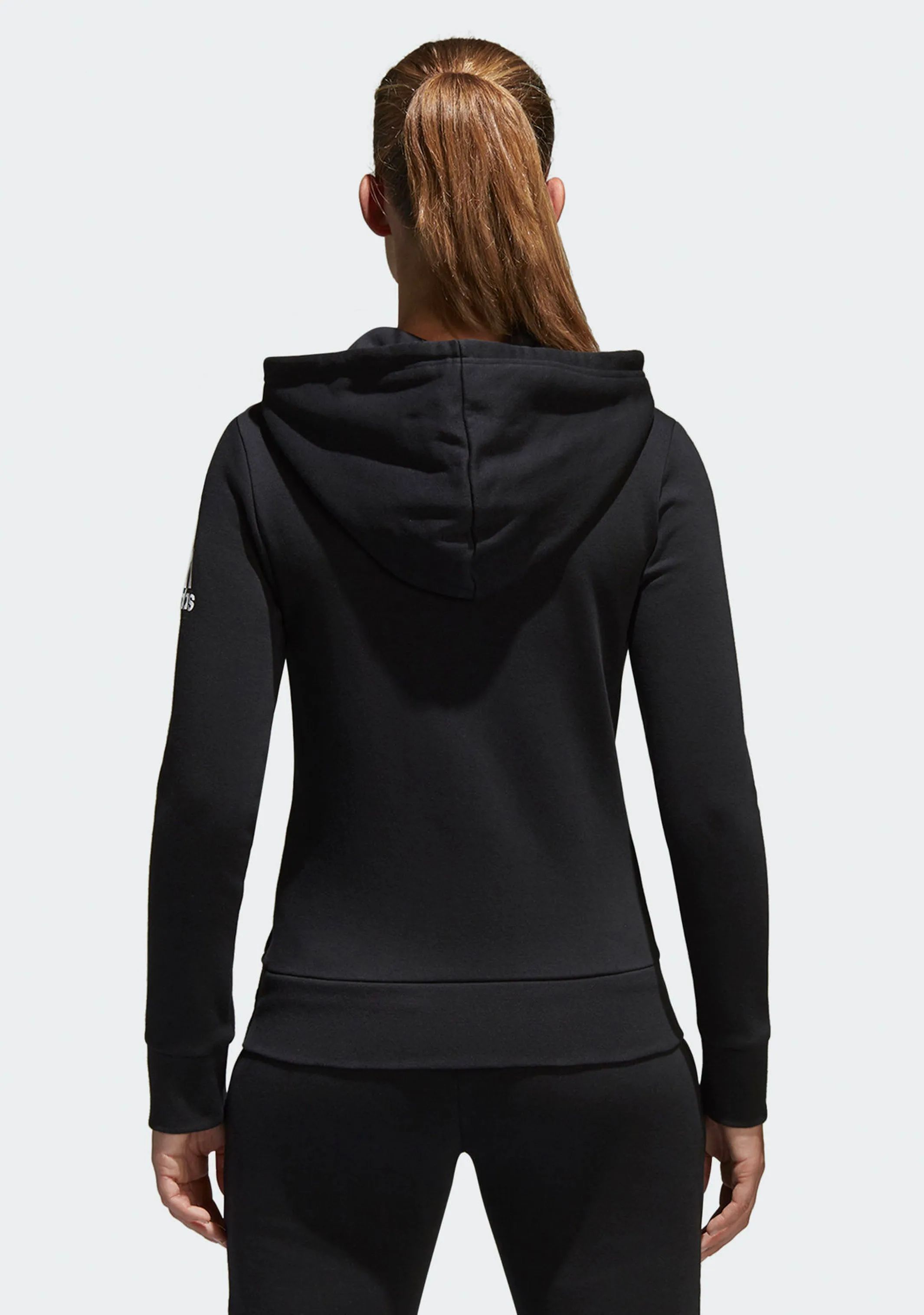 Adidas Womens Essential Solid Full Zip Hoodie <br> S97085