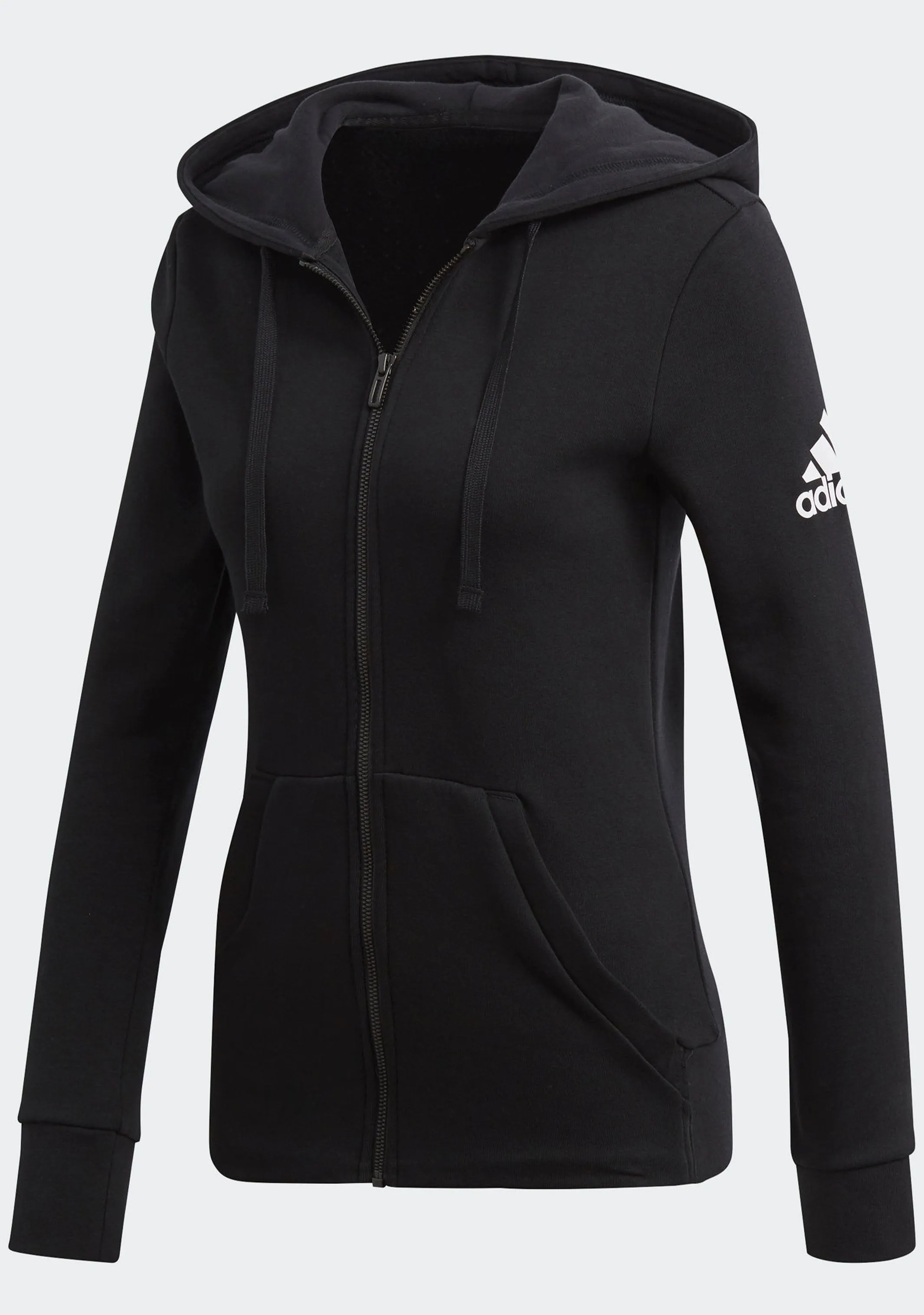 Adidas Womens Essential Solid Full Zip Hoodie <br> S97085