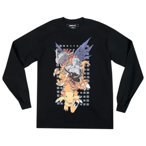 Agumon Digivolve Black Longsleeve