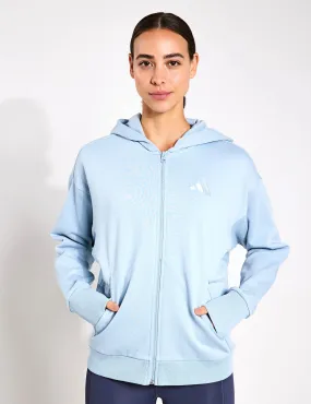 ALL SZN Fleece Full-Zip Hoodie - Wonder Blue