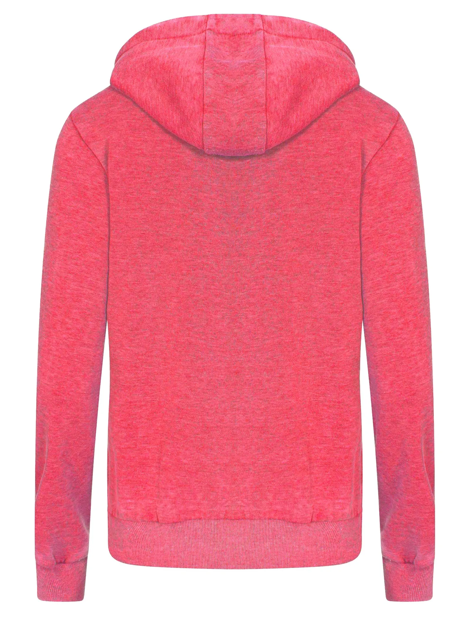 Aoife Pullover Hoodie in Coral Burnout - Tokyo Laundry