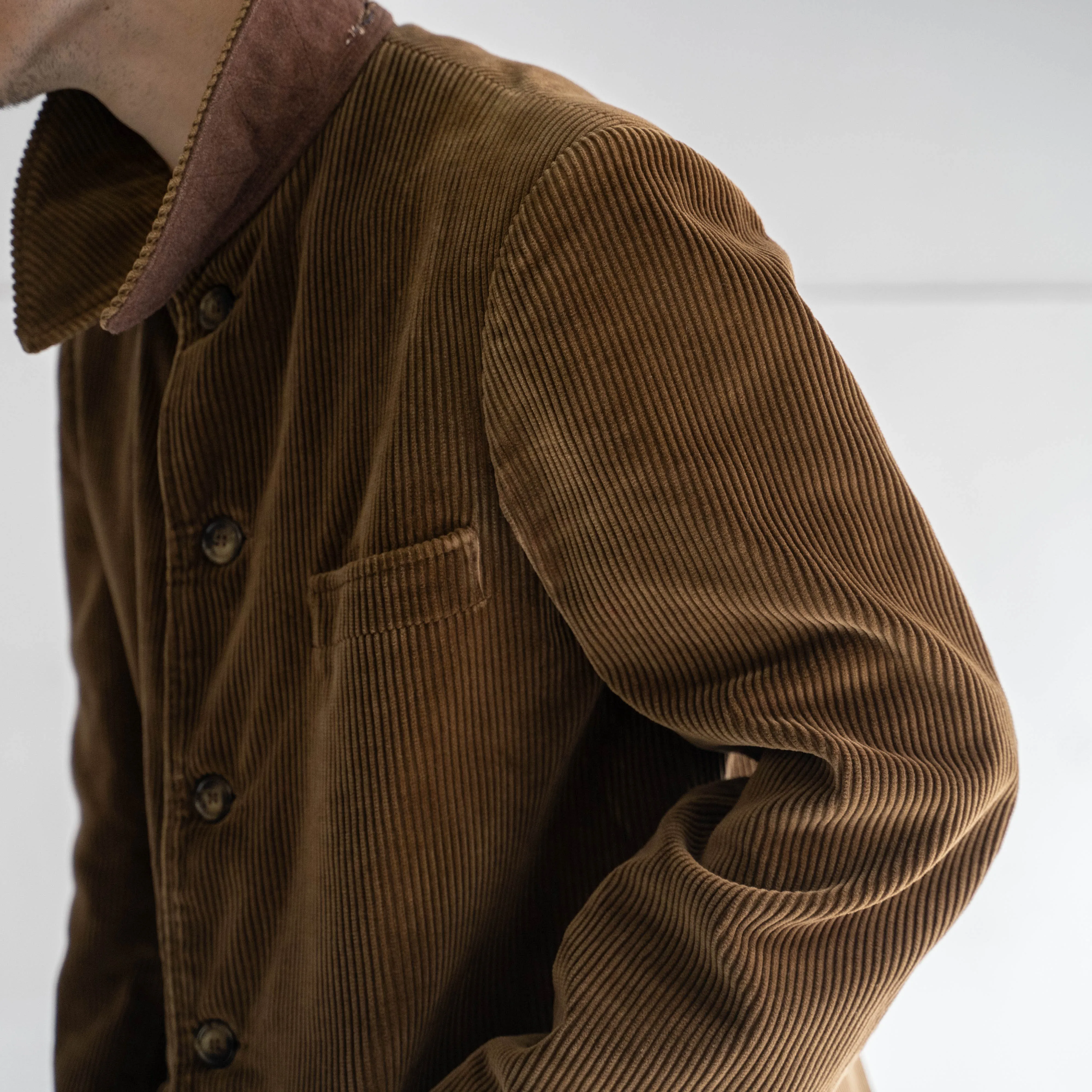 around 1950s France corduroy work jacket