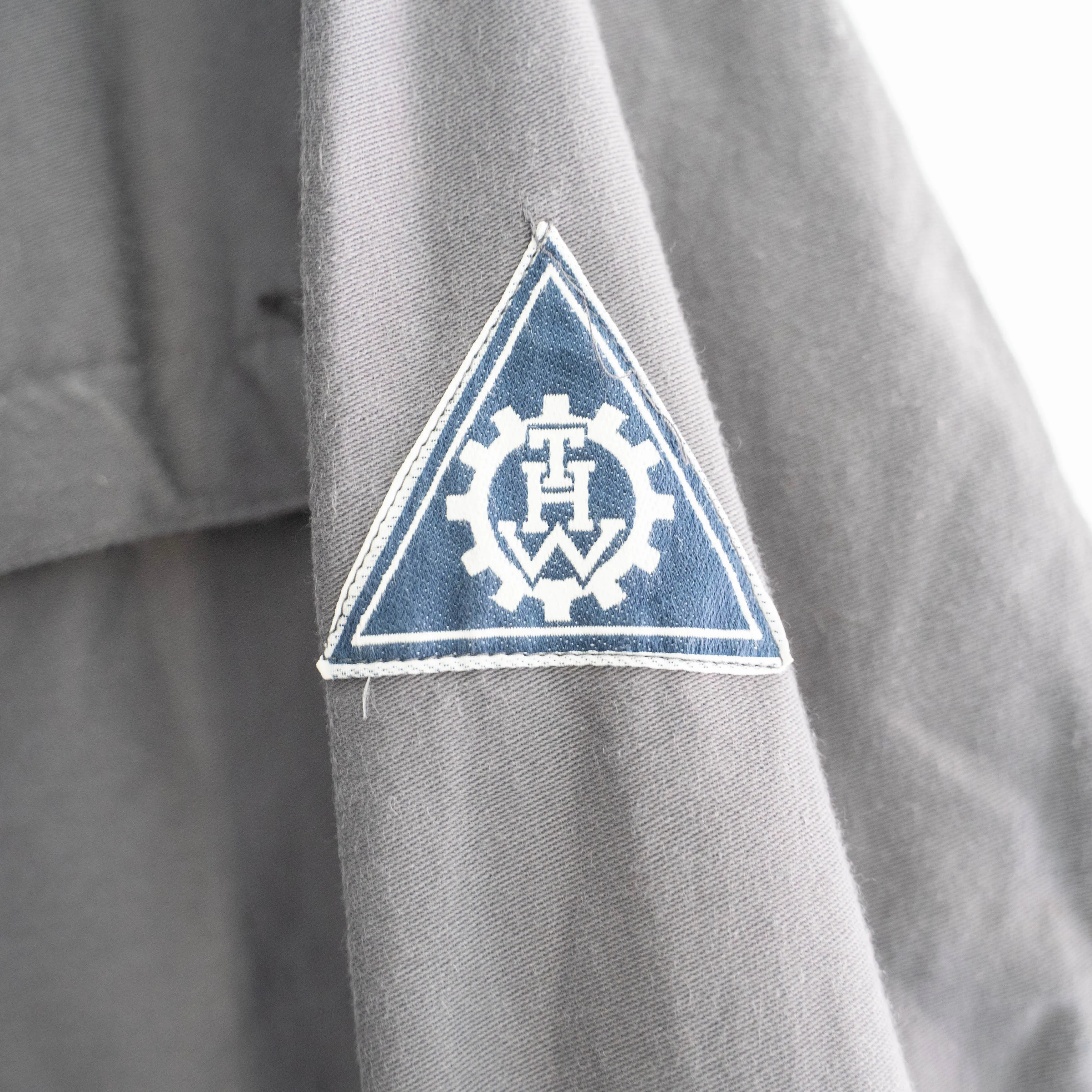 around 1980s German military gray color work jacket 'THW'