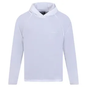 Arron Stretch Wind Hoodie White - SU23