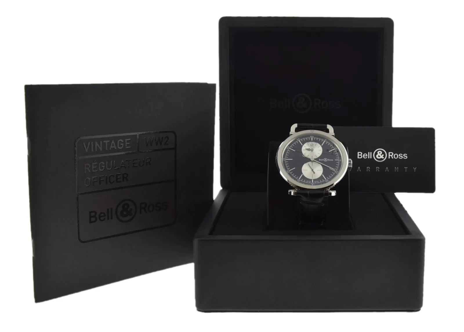 Bell & Ross Vintage WW2 Regulateur Officer BRWW2-REG-BS/SC