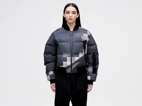 Bomber Down Jacket - Dark Pixel