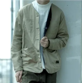 Boysnextdoor Reversible Jacket Navy and Beige