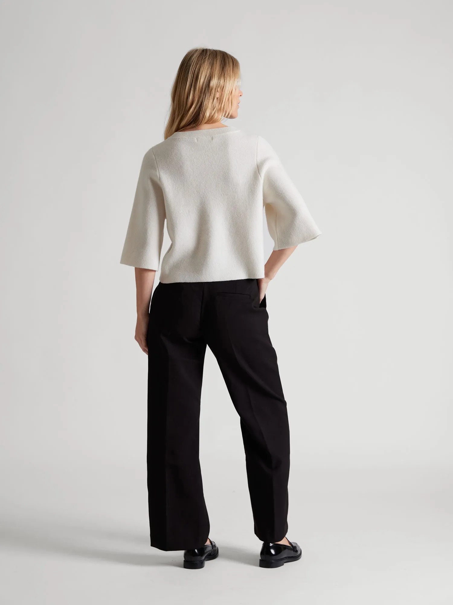 Cashmere sweater  "Dina sweater" - white