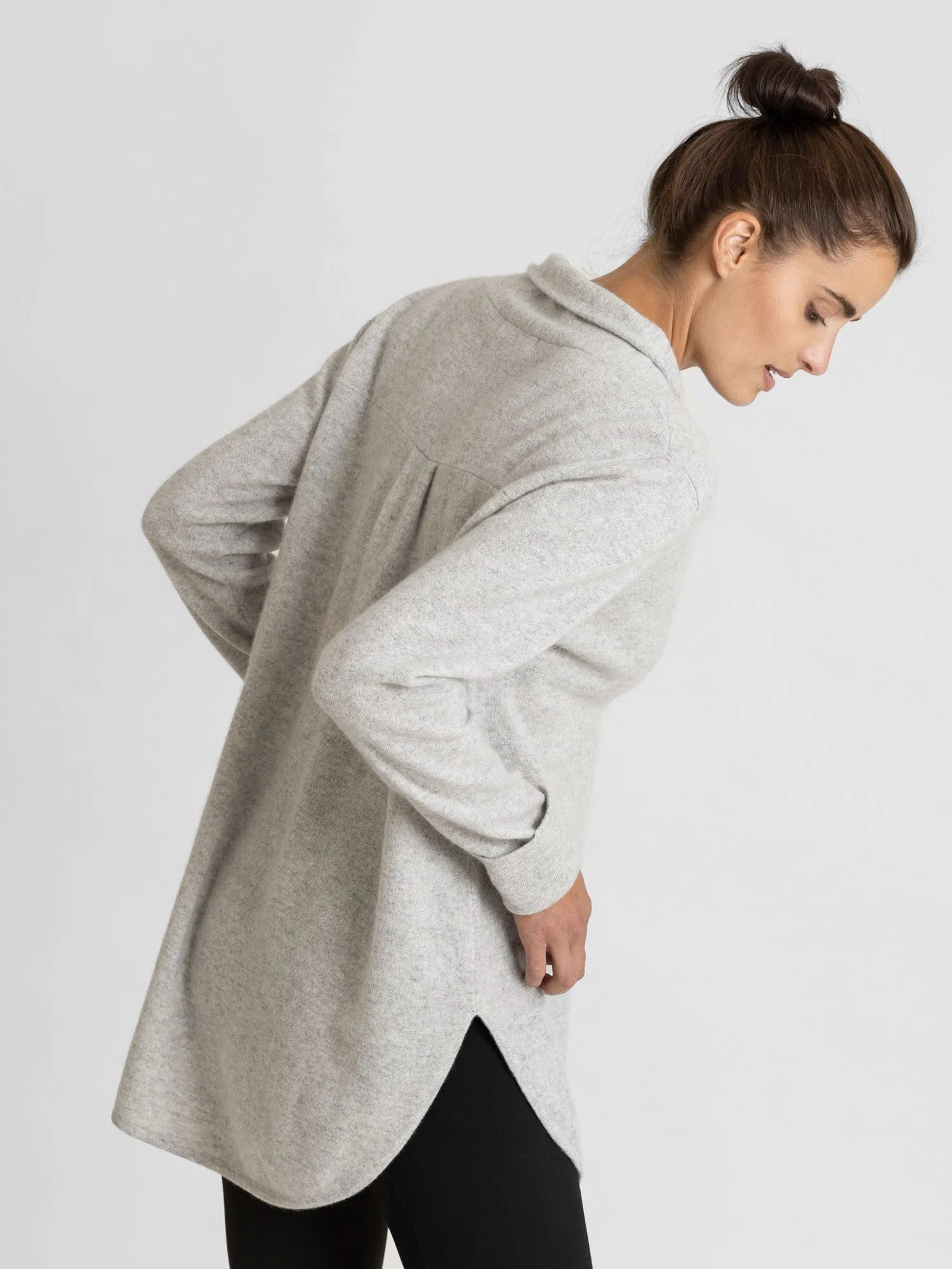 Cashmere sweater "Ida" - light grey