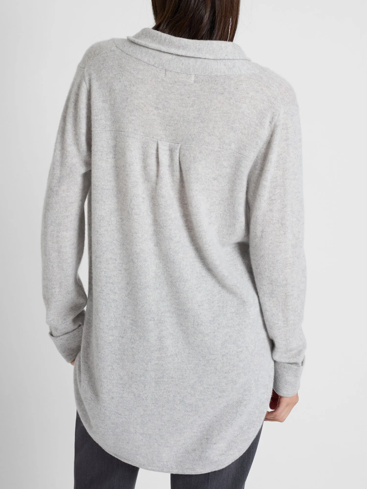 Cashmere sweater "Ida" - light grey