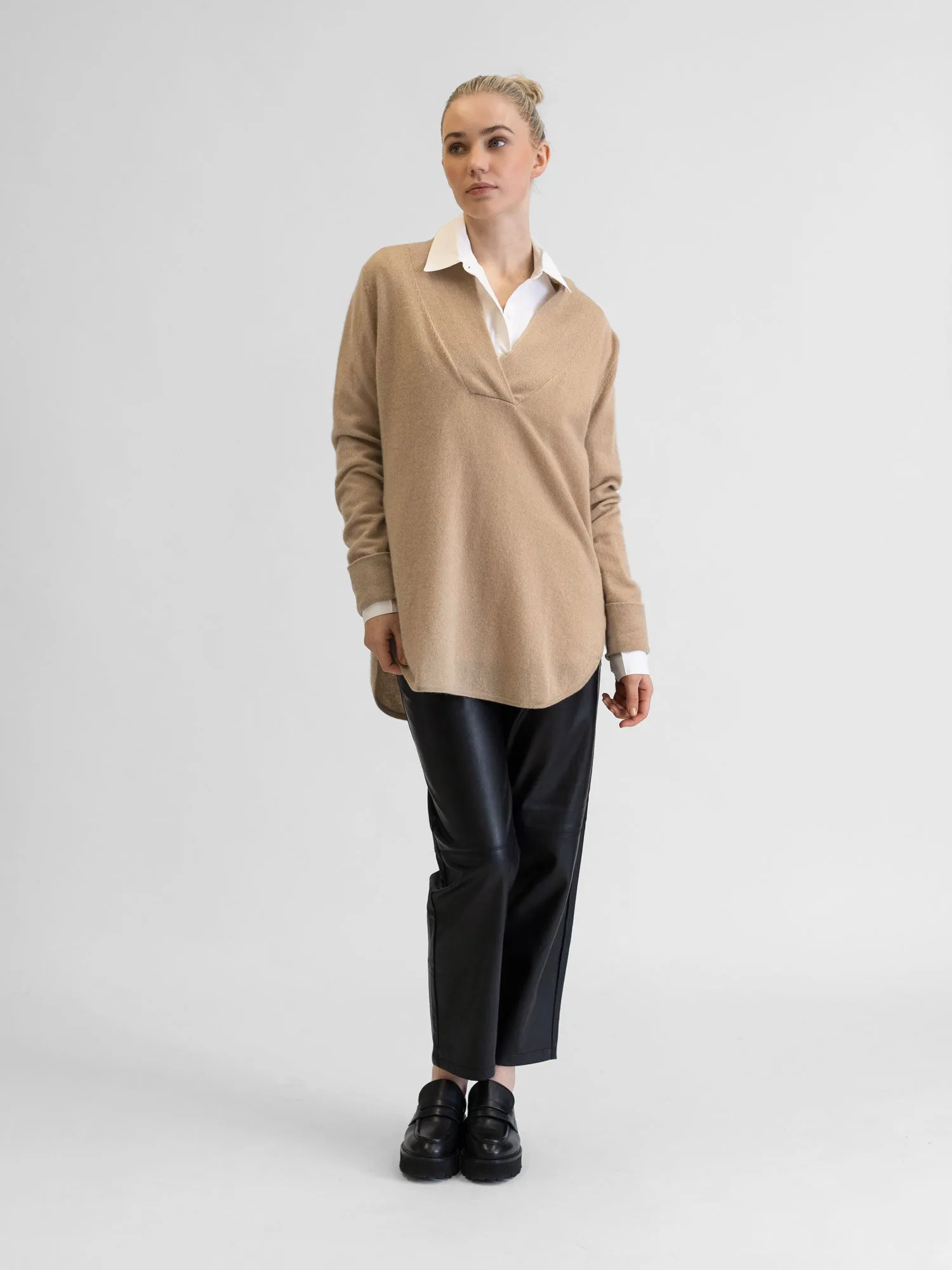 Cashmere sweater "Ida" - sand