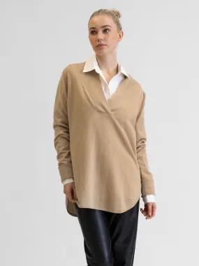 Cashmere sweater "Ida" - sand