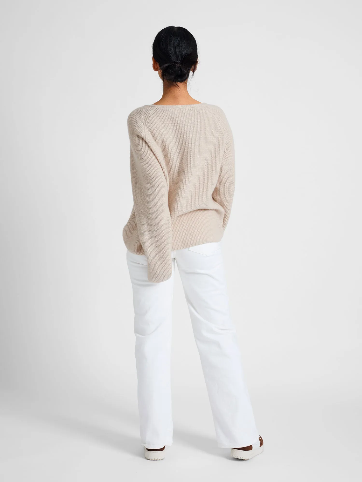 Cashmere sweater "Maya" - cream