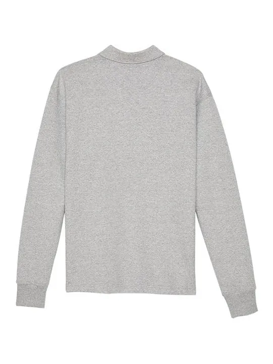 Champion PowerBlend Open Hem Rugby Sweatshirt Oxford Gray T74603 407D55 806