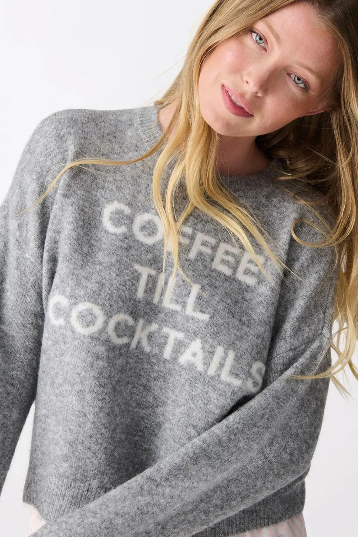 Coffee Till Cocktails Knit Sweater