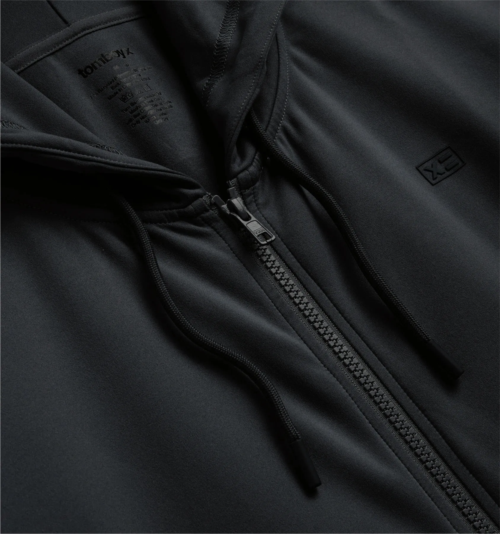 Cozy Luxe Full Zip Hoodie - Black