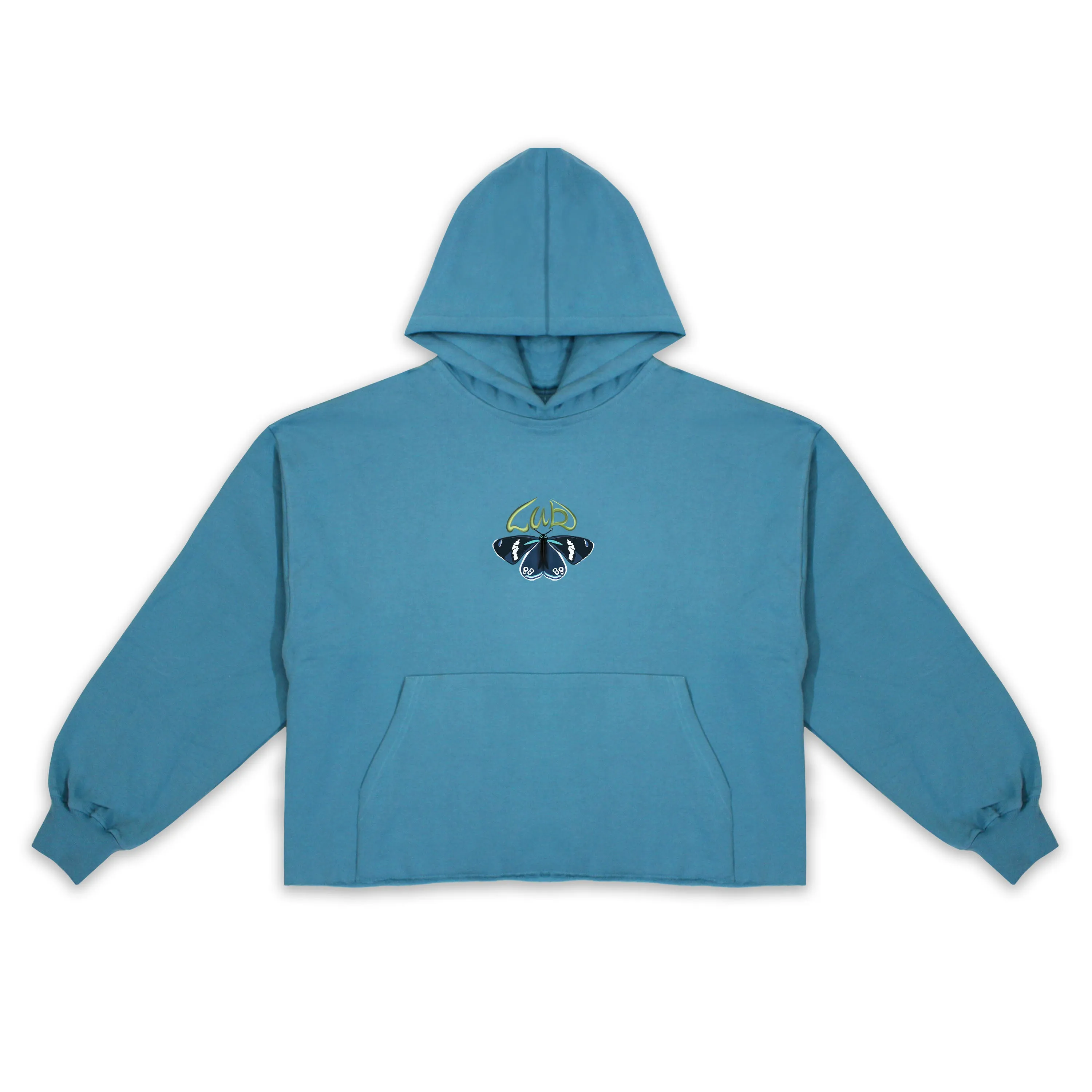 Cropped Butterfly Hoodie