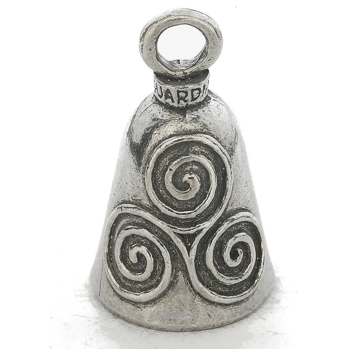 Daniel Smart Guardian Bell® Celtic Swirl, Pewter, 1.5 x 1 in