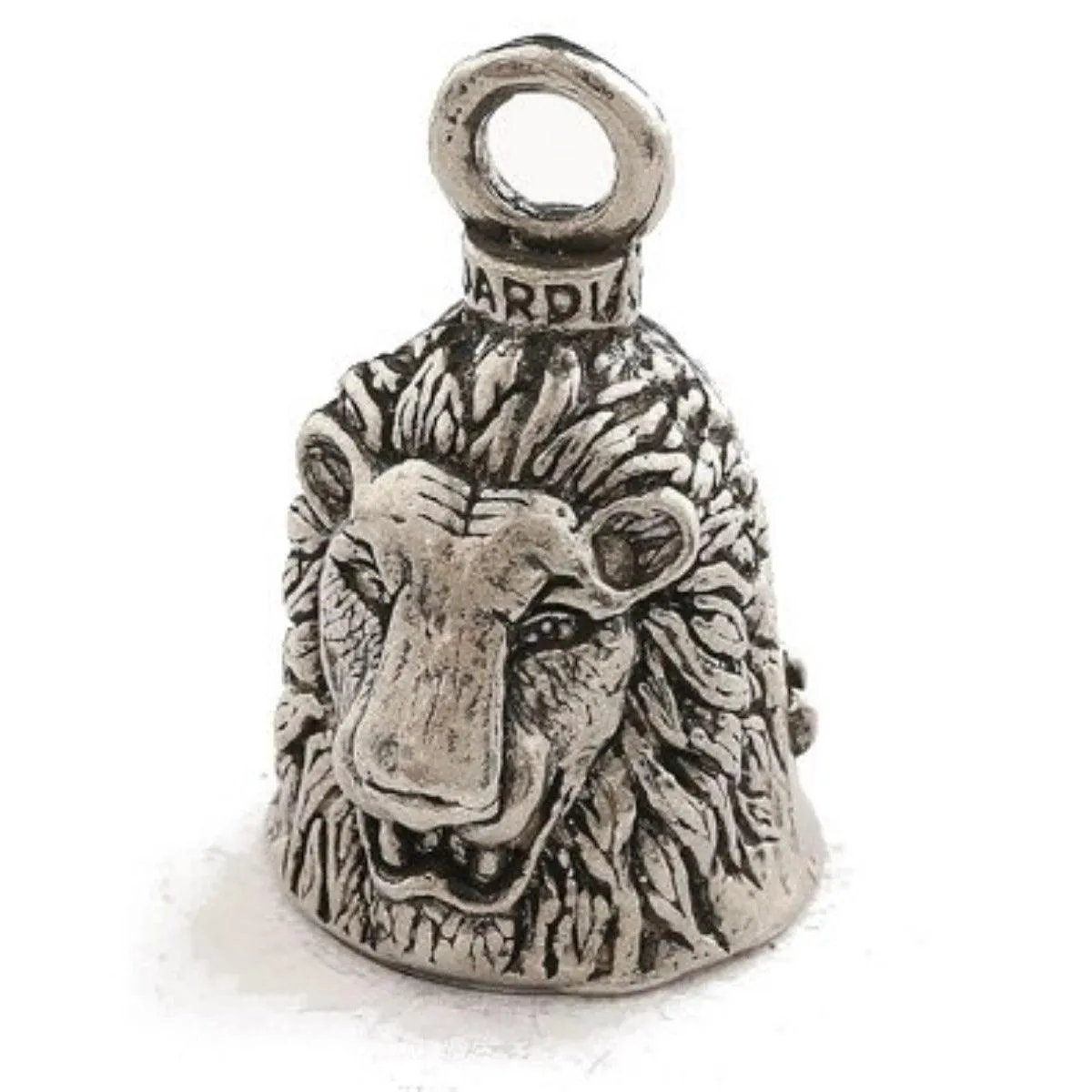 Daniel Smart Guardian Bell® Lion, Pewter, 1.5 x 1 in