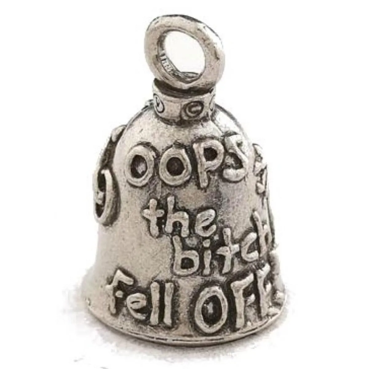 Daniel Smart Guardian Bell® Oops, Pewter, 1.5 x 1 in