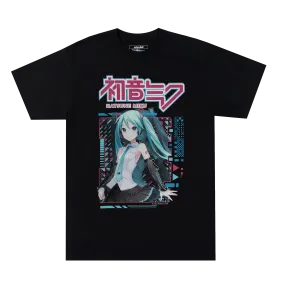 Digital Idol Hatsune Miku Black Tee