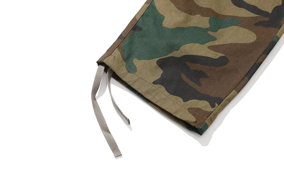 Dog | Camouflage Print Drawstring Cargos