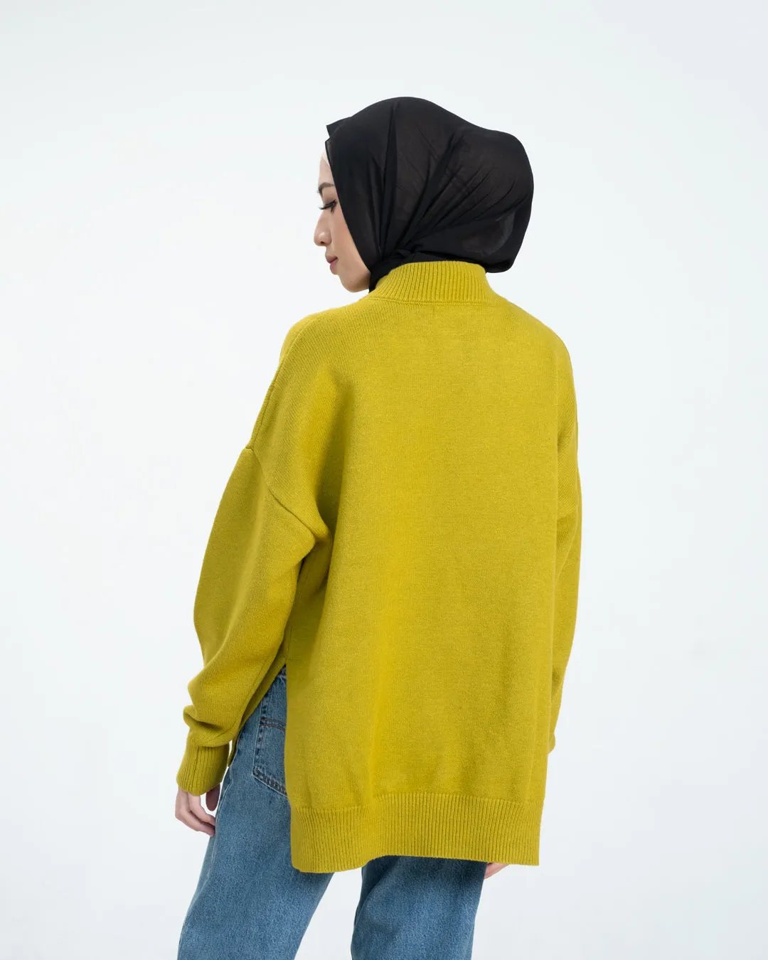 Esmee Sweater - Olive - Sweater Atasan Knitwear Wanita - KW1720640