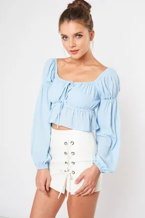 FLOUNCY BELL TOP