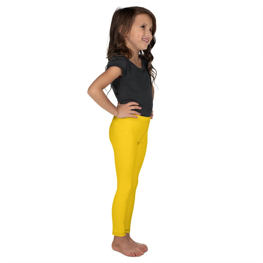 Gold Kid's Leggings