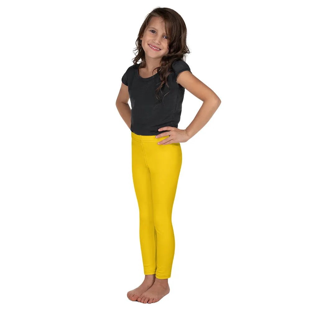 Gold Kid's Leggings