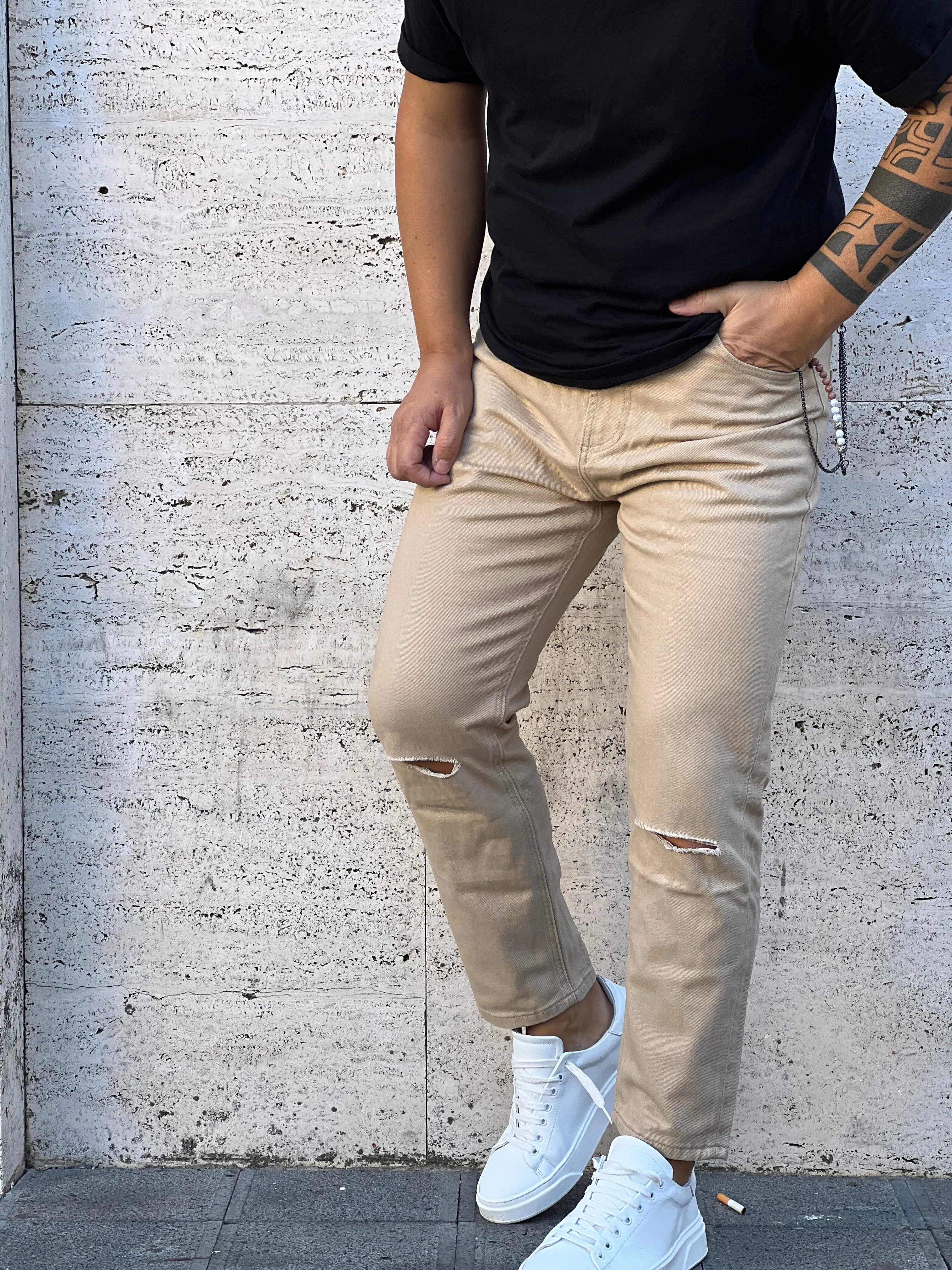 Jeans Gianni lupo Maiorca camel