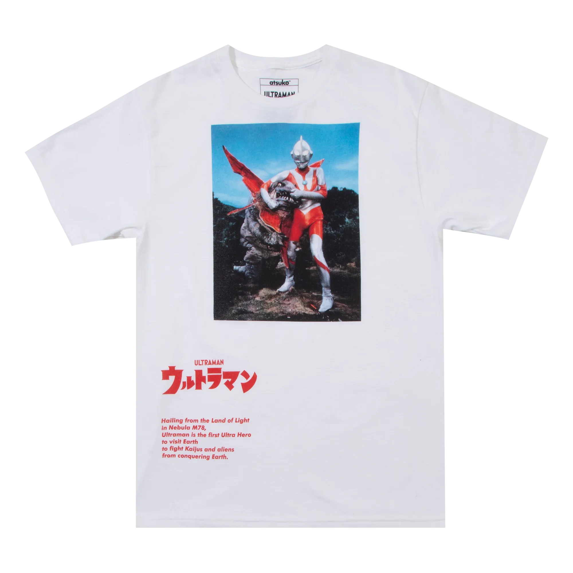 Kaiju Headlock Ultraman White Tee