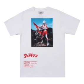 Kaiju Headlock Ultraman White Tee