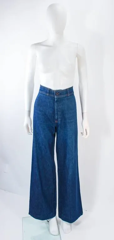 LEVI'S 1970s Vintage High Waist Denim Jeans Size 25