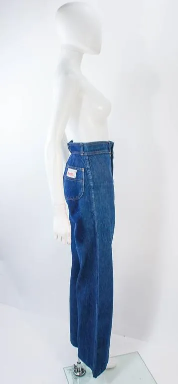 LEVI'S 1970s Vintage High Waist Denim Jeans Size 25