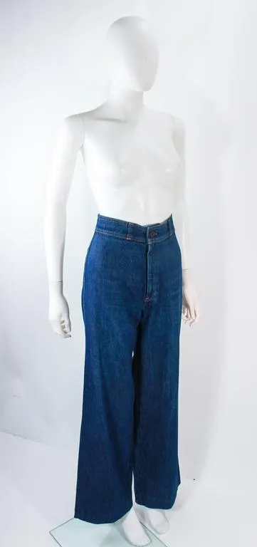 LEVI'S 1970s Vintage High Waist Denim Jeans Size 25