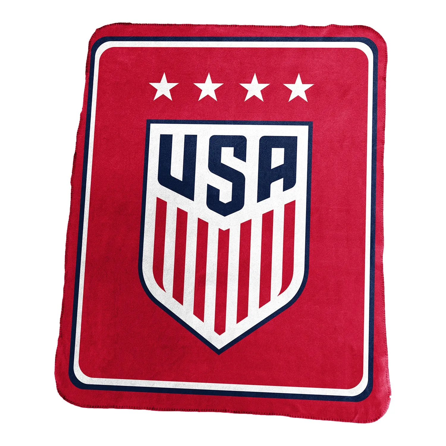 Logo Brands USWNT Classic Red Fleece Blanket