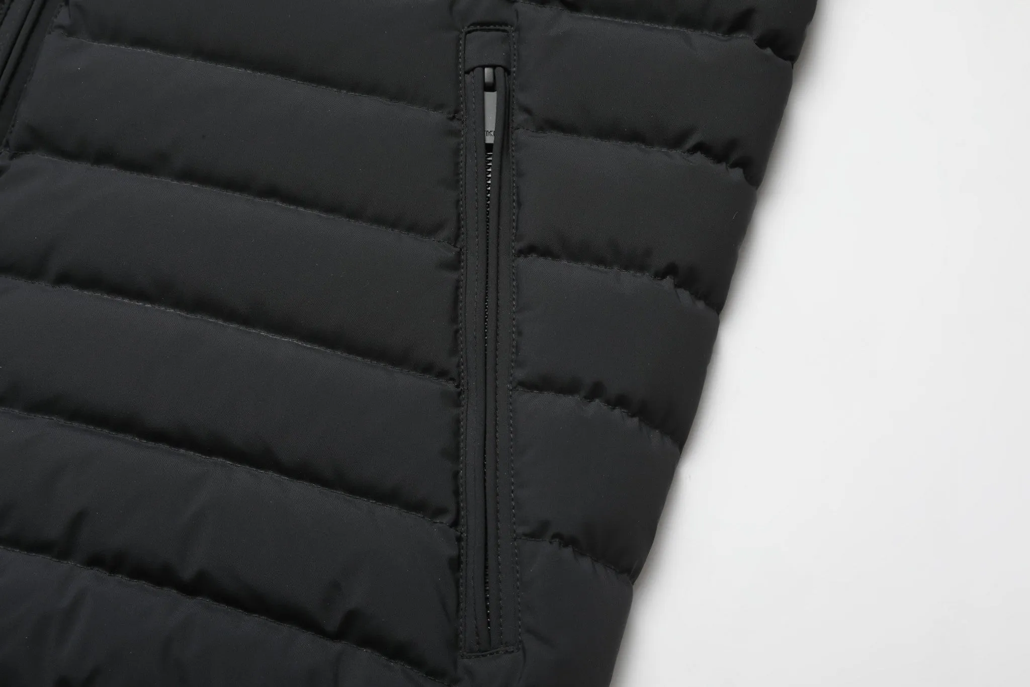 Men's Plush Down Jacket in Black