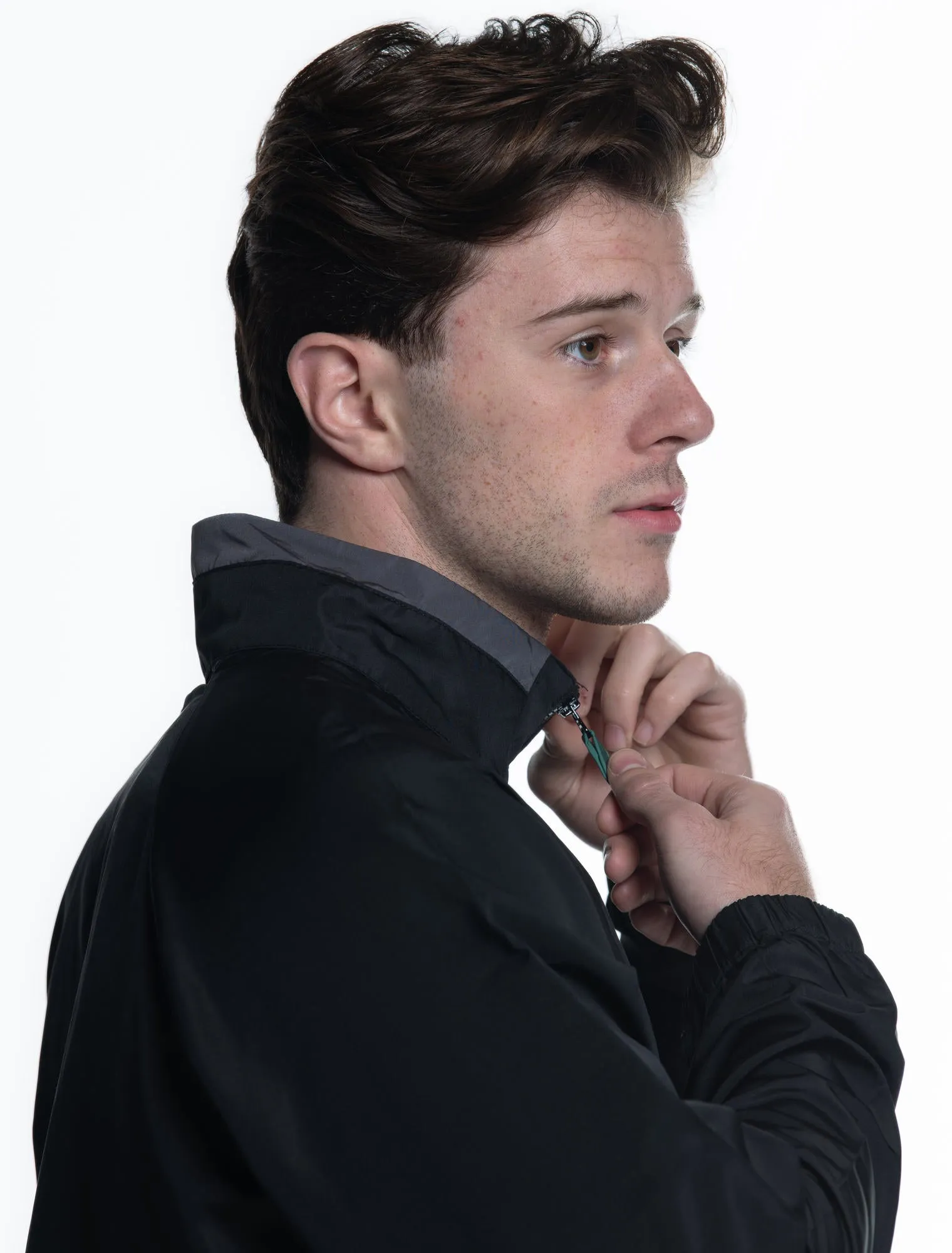 Mens Windbreaker Jacket - Black