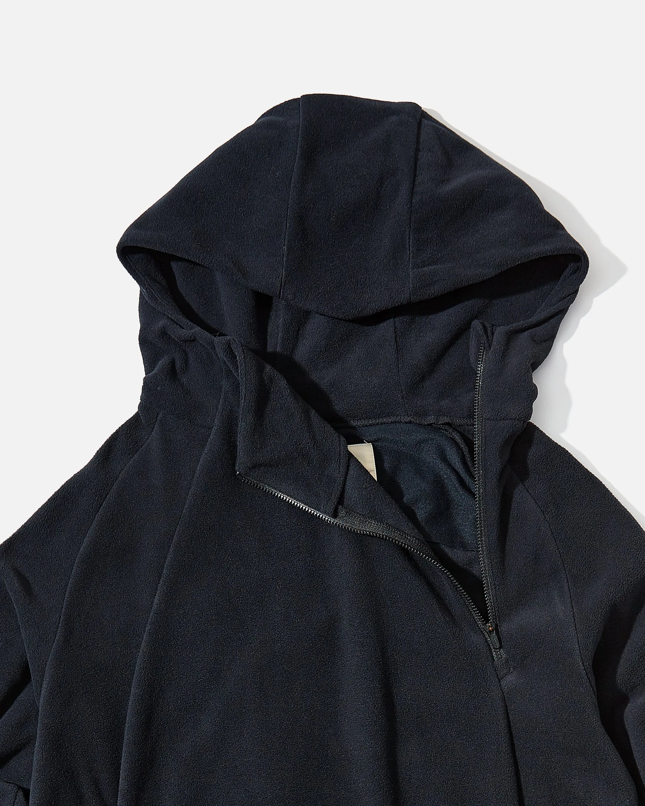 Micro Fleece Hoodie - Black