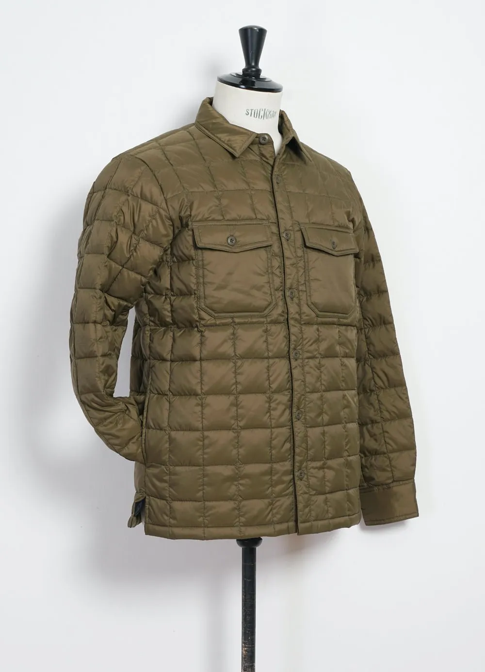 MOUNTAIN SHIRT | Long Sleeve Down Jacket | Olive